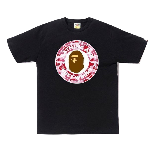 A Bathing Ape ABC Busy Works Tee - Black/Pink