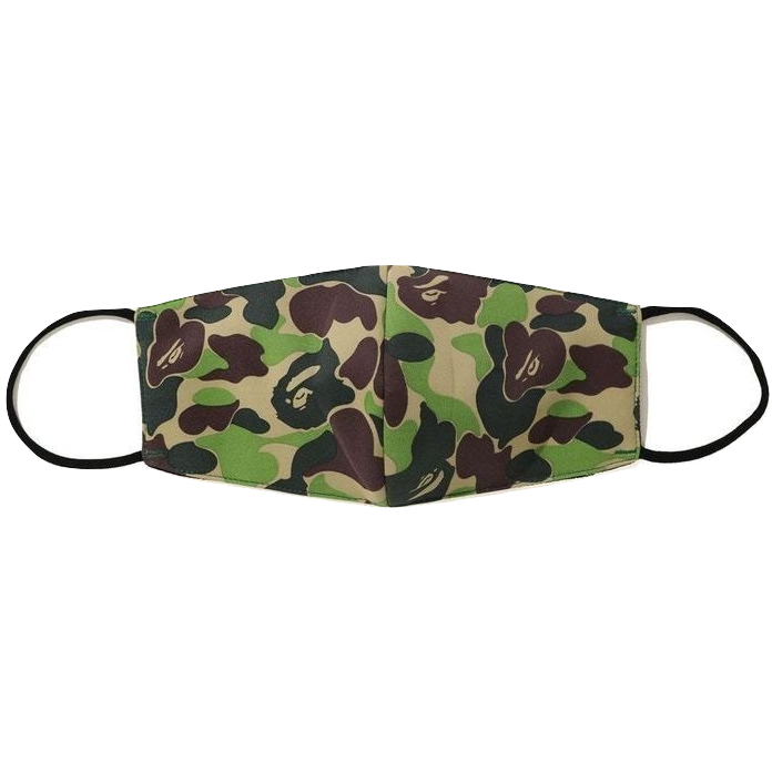 A Bathing Ape ABC Camo Mask - ABC Green Camo Bape