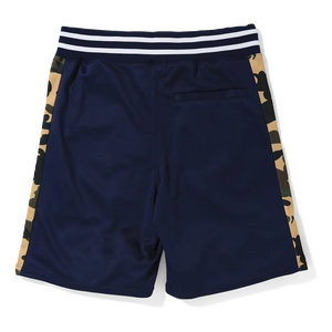 A Bathing Ape Basketball Shorts - Navy Bape
