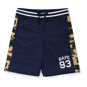 A Bathing Ape Basketball Shorts - Navy Bape