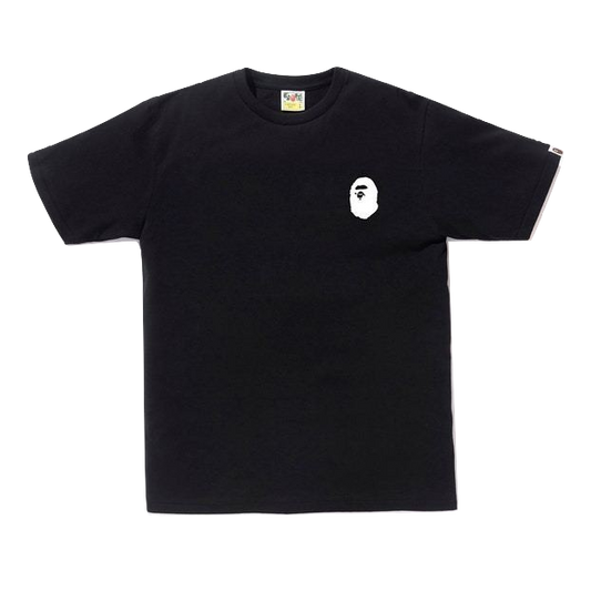 A Bathing Ape Bicolor Multi Logo Tee - Black