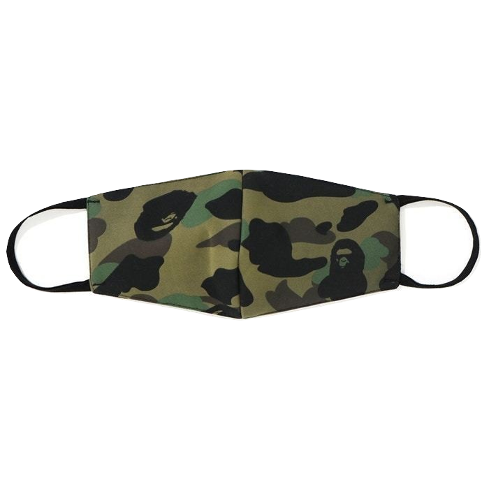 A Bathing Ape 1st Camo Mask - Green Camo Bape