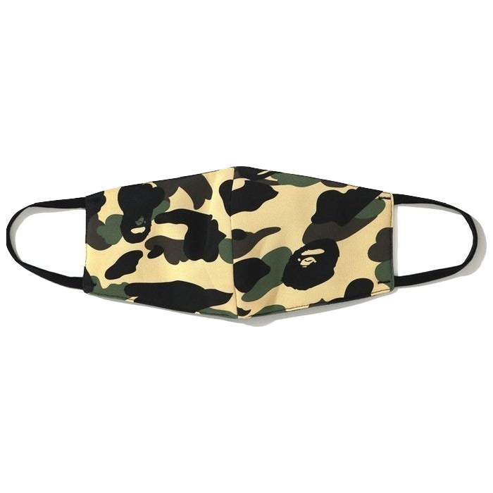 A Bathing Ape 1st Camo Mask - Yellow Camo Bape