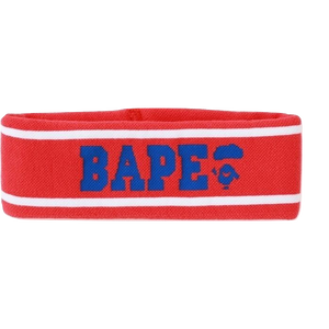 A Bathing Ape Logo Headband - Red/Blue