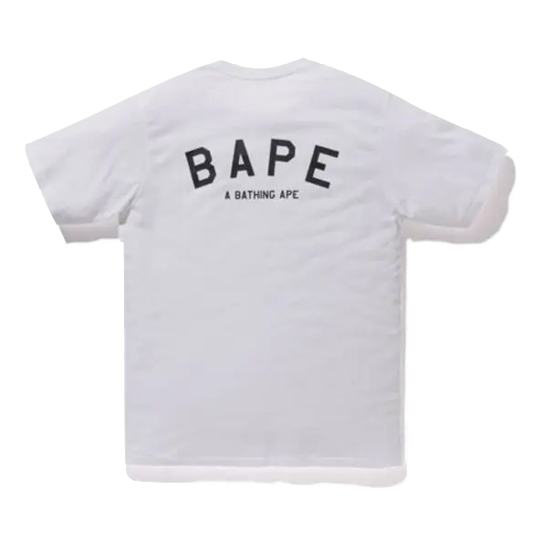 A Bathing Ape Premium Summer Bag 1st Camo Ape Head Tee (SS19) - White/Green Bape