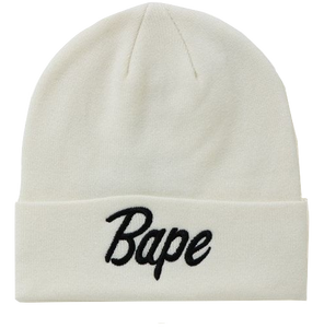 white bape beanie