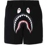 A Bathing Ape Shark Sweat Shorts - Black/Purple Camo