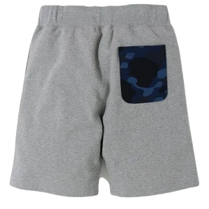 A Bathing Ape Shark Sweat Shorts - Grey/Blue Camo Bape