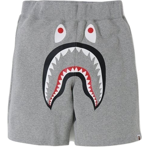 A Bathing Ape Shark Sweat Shorts - Grey/Blue Camo