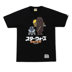A Bathing Ape X Star Wars Chewbacca Tee (SS20) - Black