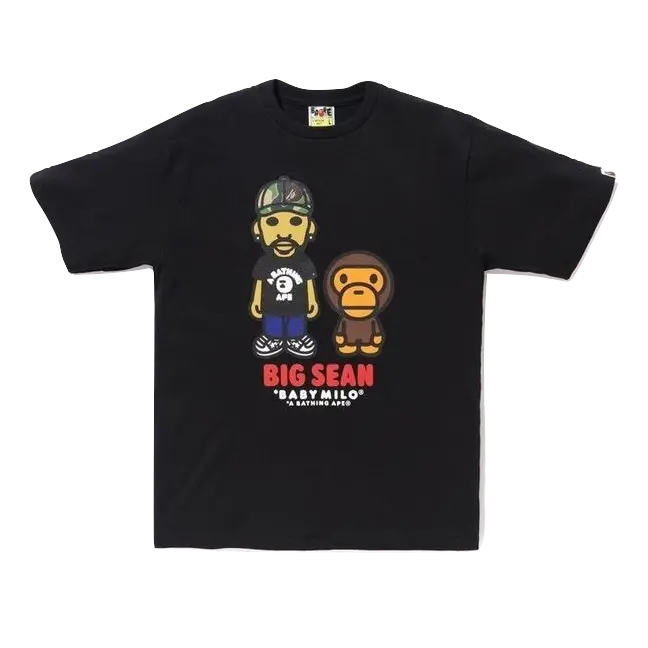 A Bathing Ape x Big Sean Baby Milo Tee - Black Bape