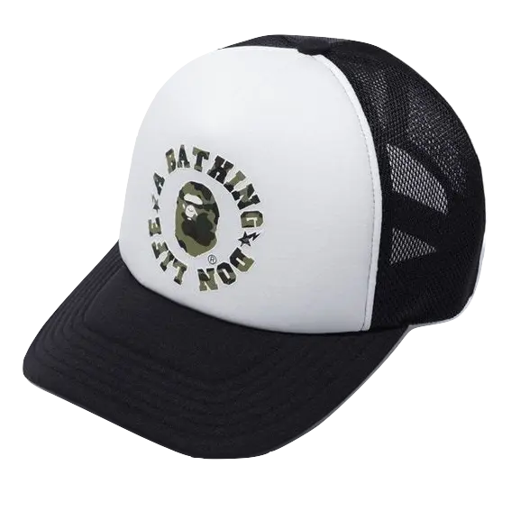A Bathing Ape x Big Sean Don Life Mesh Cap - White Bape