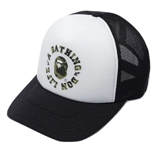 A Bathing Ape x Big Sean Don Life Mesh Cap - White Bape