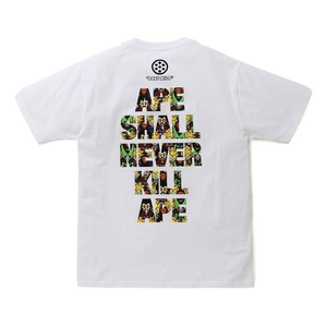 A Bathing Ape x Dragon Ball Z Baby Milo ASNKA Tee - White - Used Bape