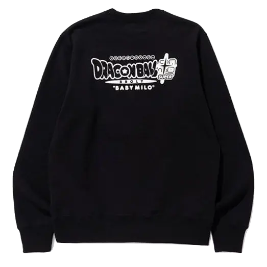 A Bathing Ape x Dragon Ball Super Golden Frieza Crewneck - Black Bape