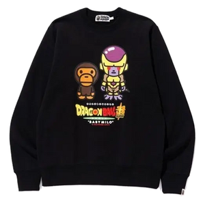 A Bathing Ape x Dragon Ball Super Golden Frieza Crewneck - Black Bape