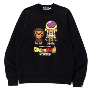 A Bathing Ape x Dragon Ball Super Golden Frieza Crewneck - Black - Used Bape