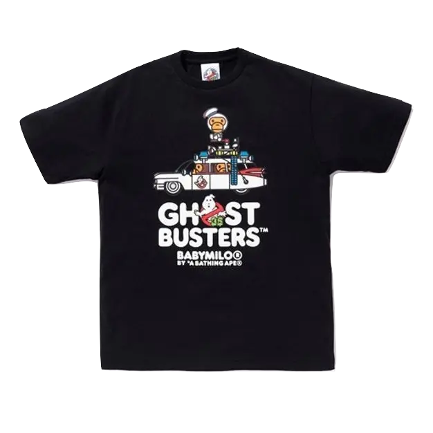 A Bathing Ape x Ghostbuster Baby Milo Tee #3 - Black Bape