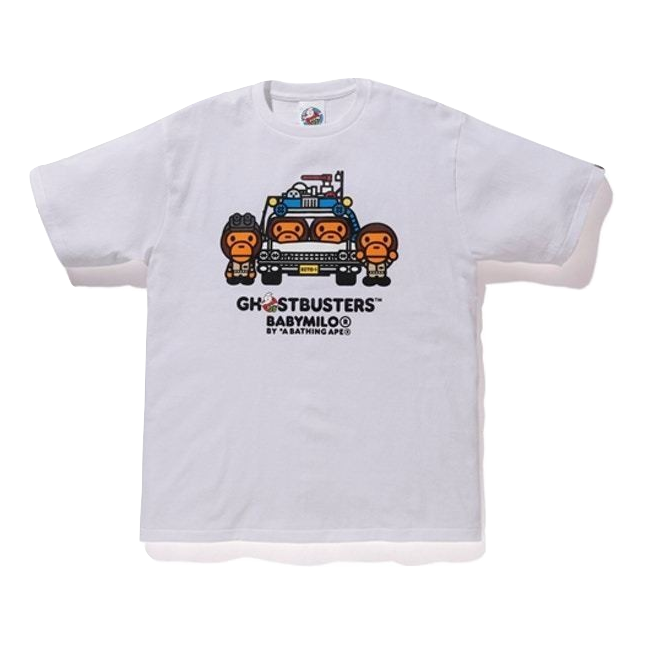 A Bathing Ape x Ghostbuster Baby Milo Tee #4 - White