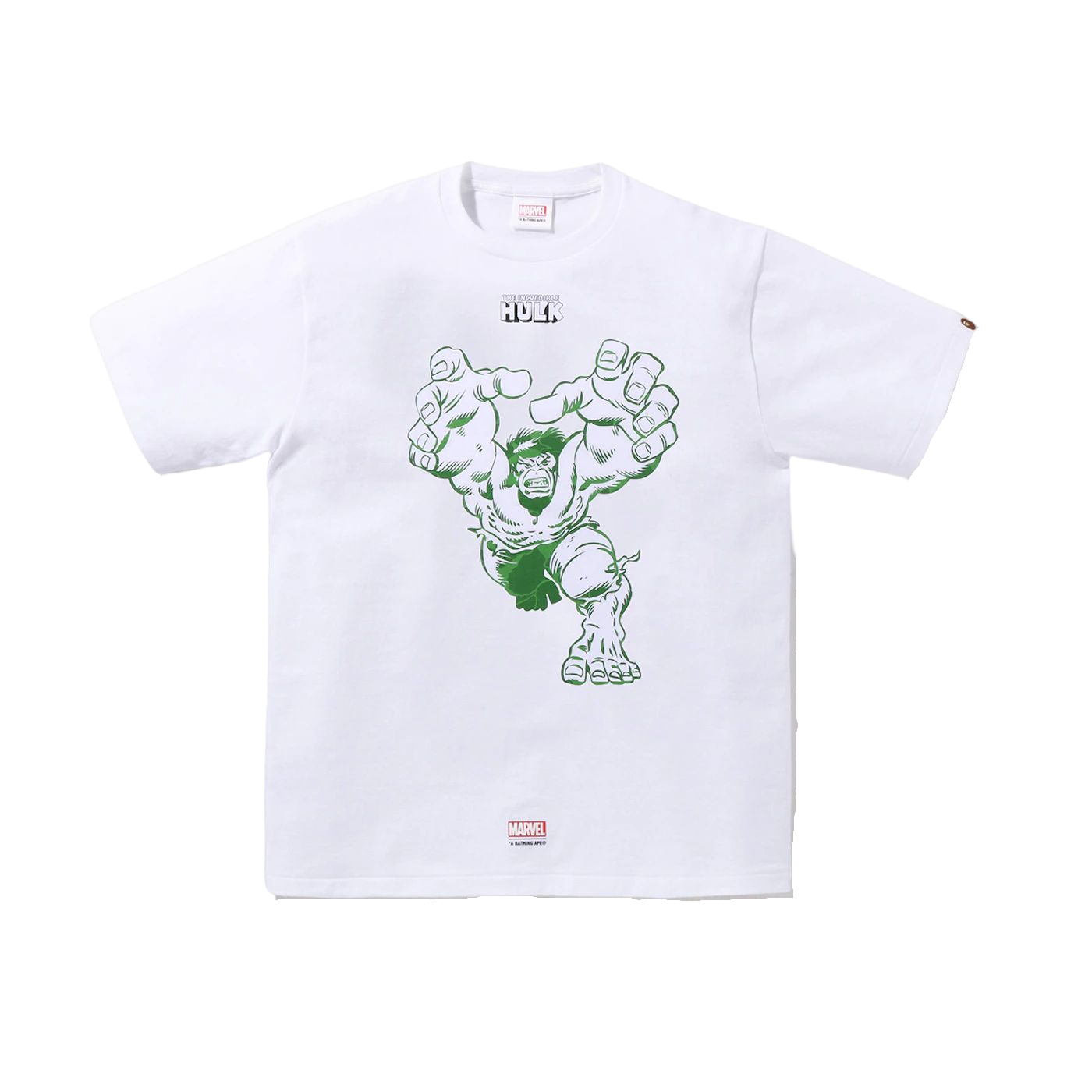 A Bathing Ape x Marvel Comics Hulk Tee - White