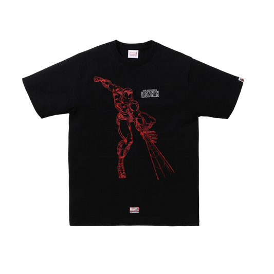 A Bathing Ape x Marvel Comics Iron Man Tee - Black