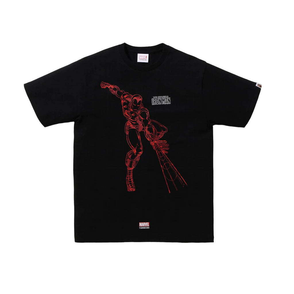 A Bathing Ape x Marvel Comics Iron Man Tee - Black
