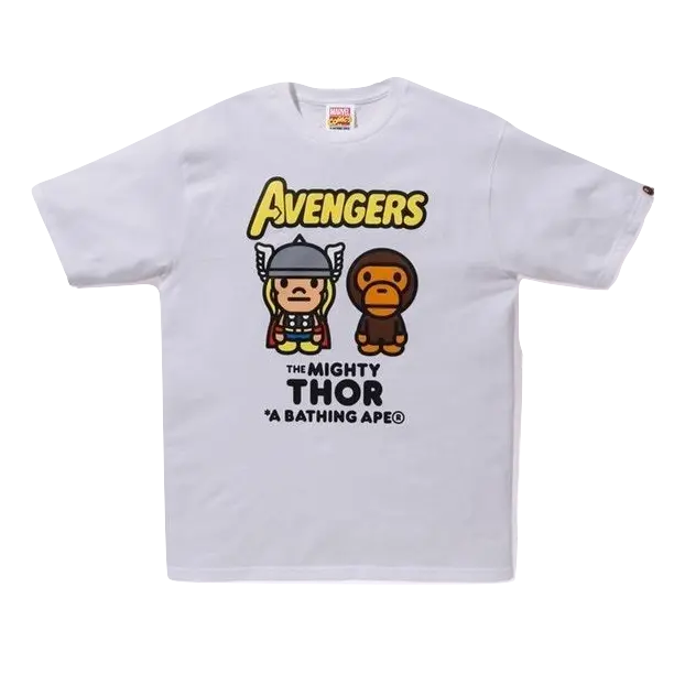A Bathing Ape x Marvel Milo Mighty Thor - White Bape