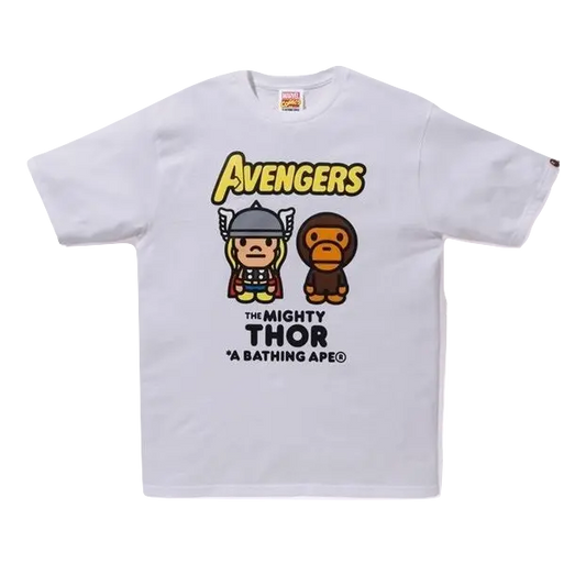 A Bathing Ape x Marvel Milo Mighty Thor - White Bape