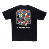 A Bathing Ape x Medicom Toy Camo Logo Tee - Black - Used