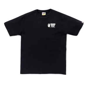 A Bathing Ape x Medicom Toy Camo Logo Tee - Black Bape