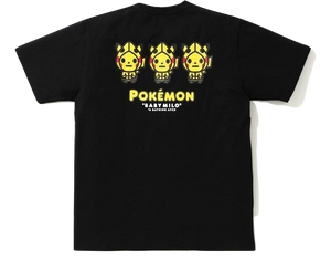 A Bathing Ape X Pokemon Pikachu Pocket Tee - Black Bape