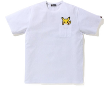 A Bathing Ape X Pokemon Pikachu Pocket Tee - White