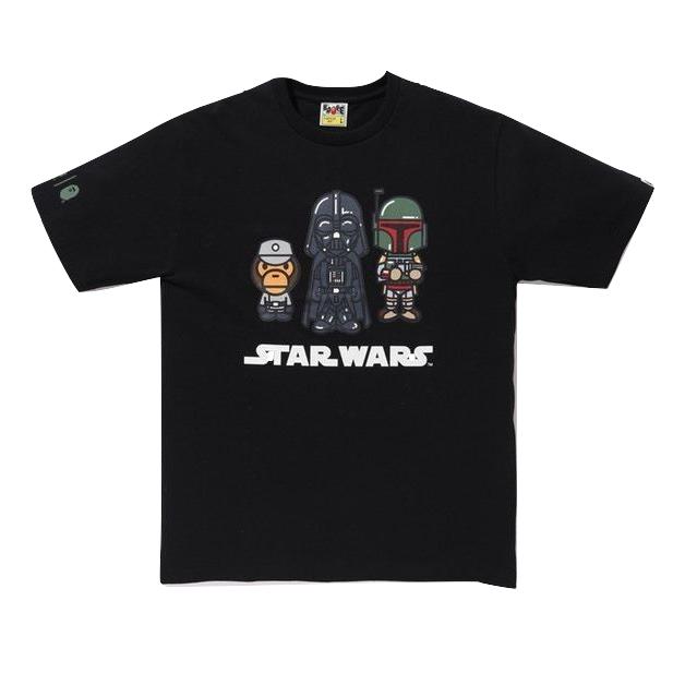 A Bathing Ape Star Wars x Bobafett Tee - Black