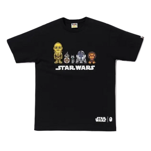 A Bathing Ape x Star Wars Droid Tee - Black Bape