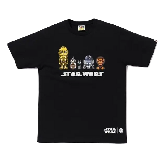 A Bathing Ape x Star Wars Droid Tee - Black Bape