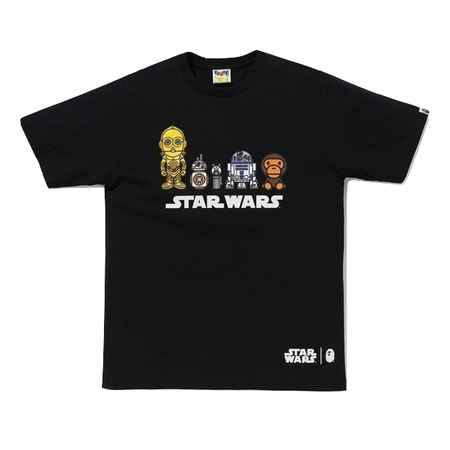 A Bathing Ape x Star Wars Droid Tee - Black