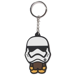 A Bathing Ape x Star Wars First Order Mask Keychain - White