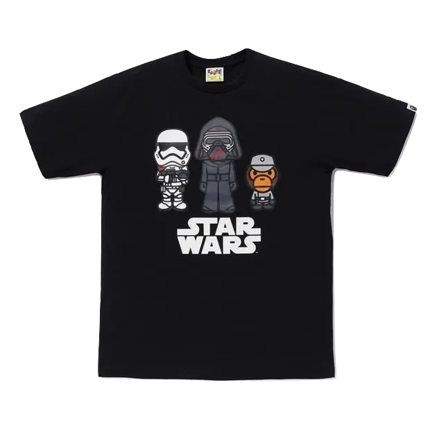A Bathing Ape x Star Wars First Order Tee - Black Bape
