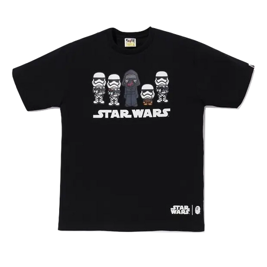 A Bathing Ape x Star Wars Kylo Ren Tee - Black Bape