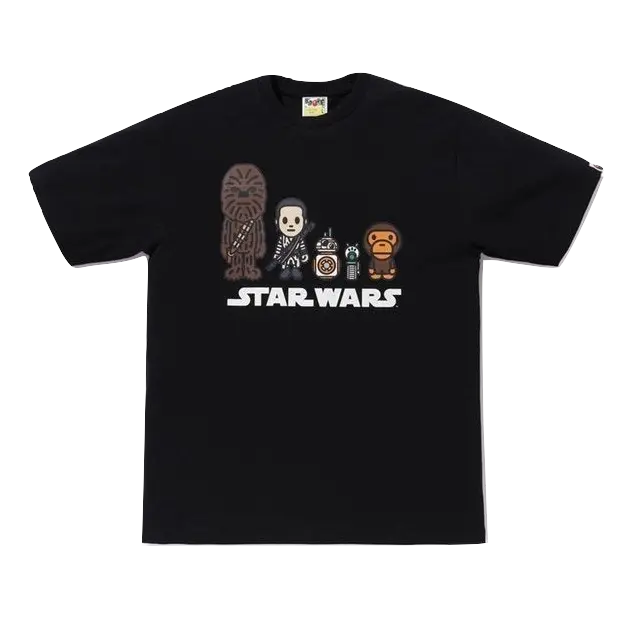 A Bathing Ape x Star Wars Republic Tee - Black Bape