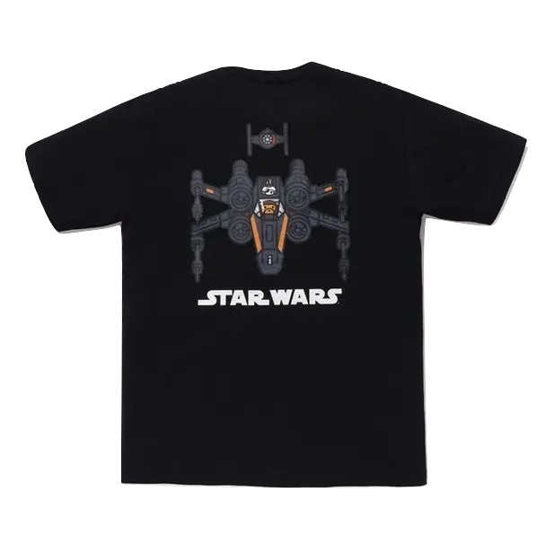 A Bathing Ape x Star Wars X-Wing Tee - Black Bape
