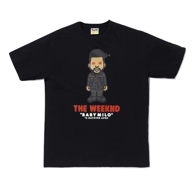 A Bathing Ape Bape x XO The Weeknd Tee - Black Bape