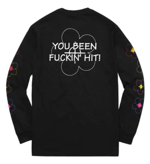 Supreme Been Hit L/S Tee - Black Supreme