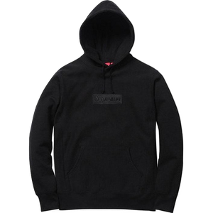 Supreme Box Logo Hooded Sweatshirt FW15 - Black Tonal - Used