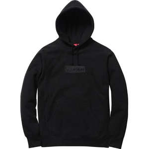 Supreme Box Logo Hooded Sweatshirt FW14 - Black Tonal