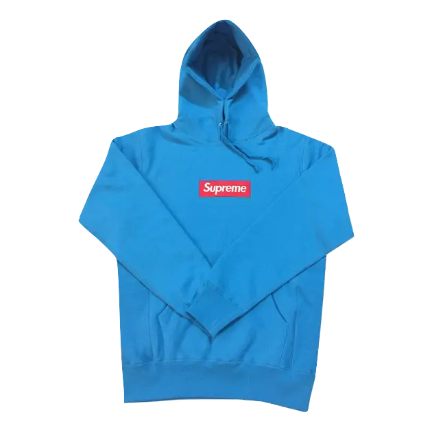 Supreme Box Logo Hooded Sweatshirt FW09 - Teal Supreme