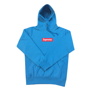Supreme Box Logo Hooded Sweatshirt FW09 - Teal - Used