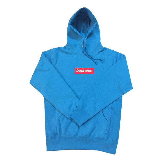 Supreme Box Logo Hooded Sweatshirt FW09 - Teal - Used