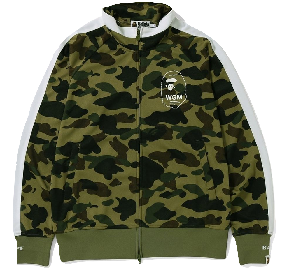 A Bathing Ape 1st Camo Line Jersey Top - Green