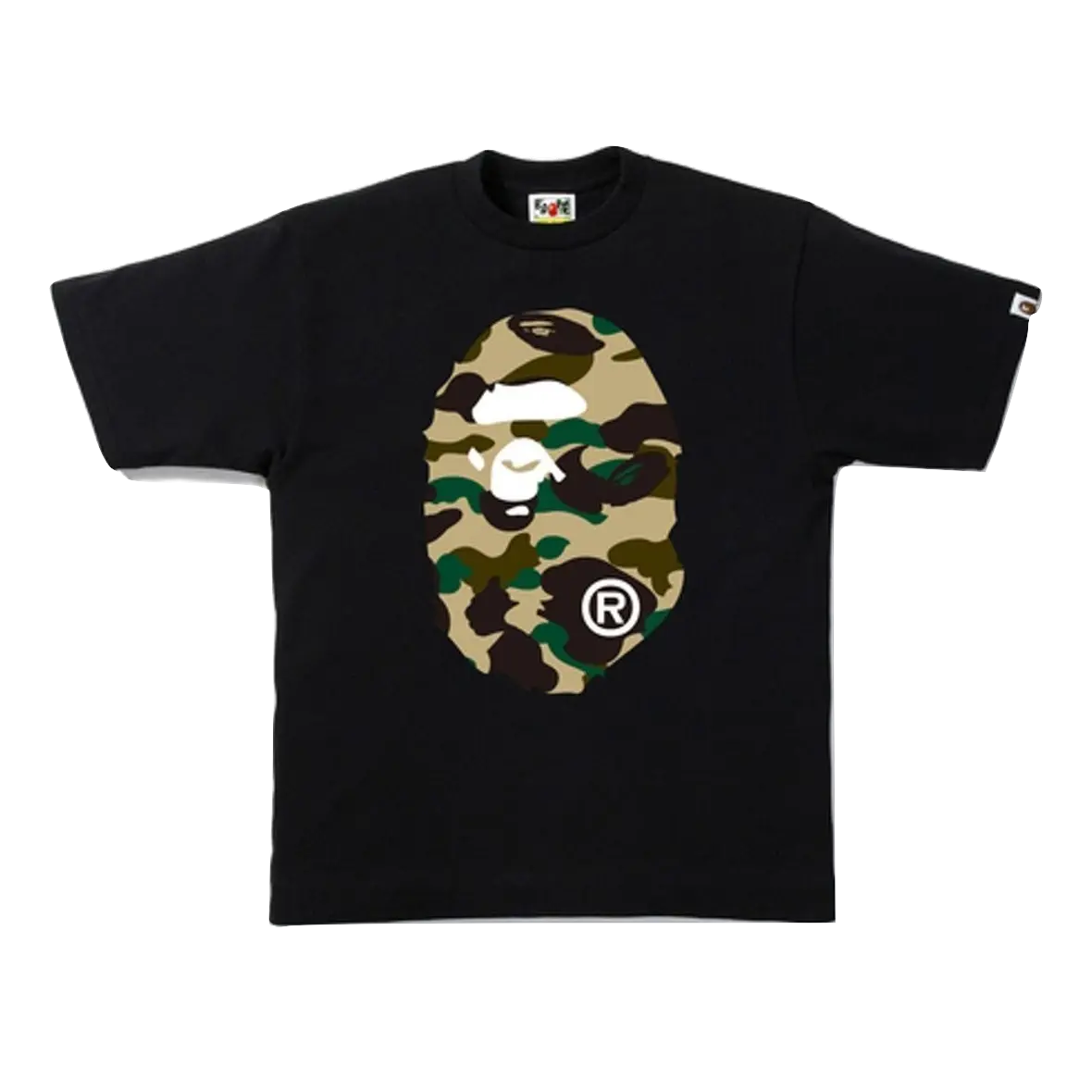 Bape Reflector 1st Camo tee - Black/Yellow Bape